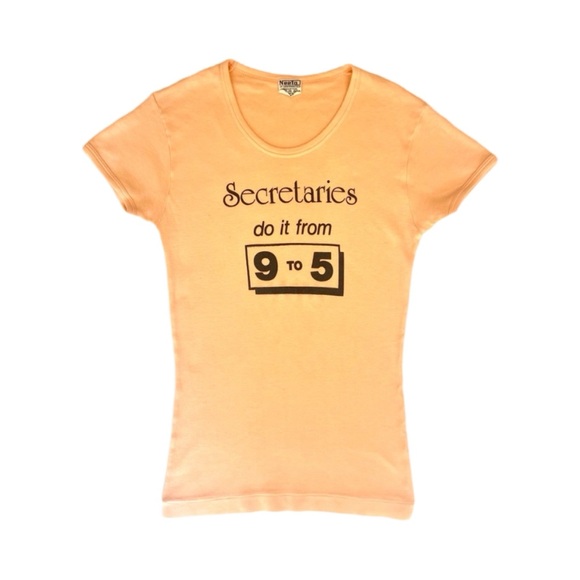 Vintage Tops - Vintage | Secretaries Do It From 9 - 5 Tee Shirt
